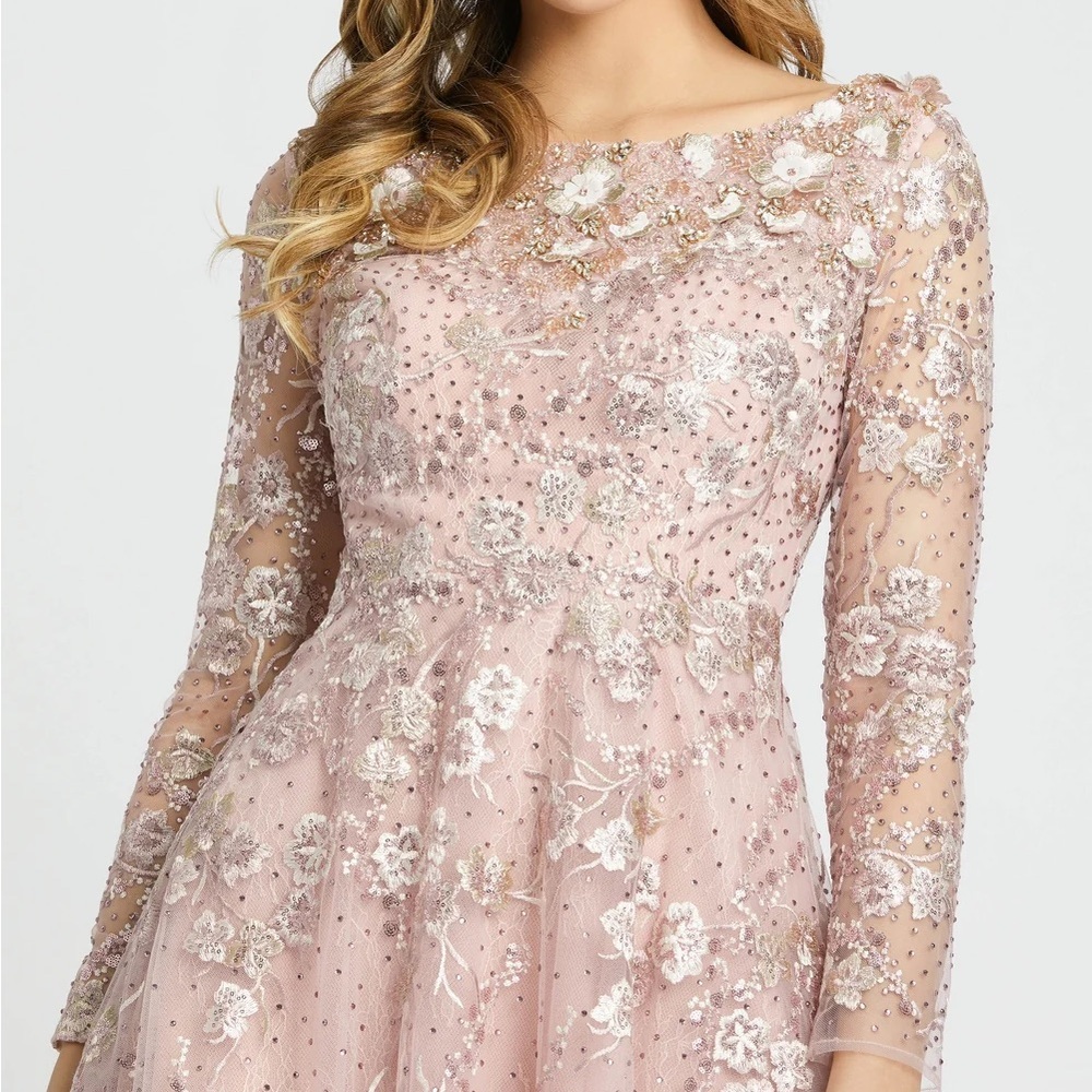 ✔️#26 BNWT MAC DUGGAL TEA LENGTH DRESS # 67501